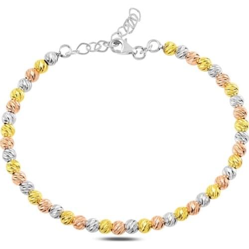 Silverlina Silver 3 Color Dorica Bulk Bracelet
