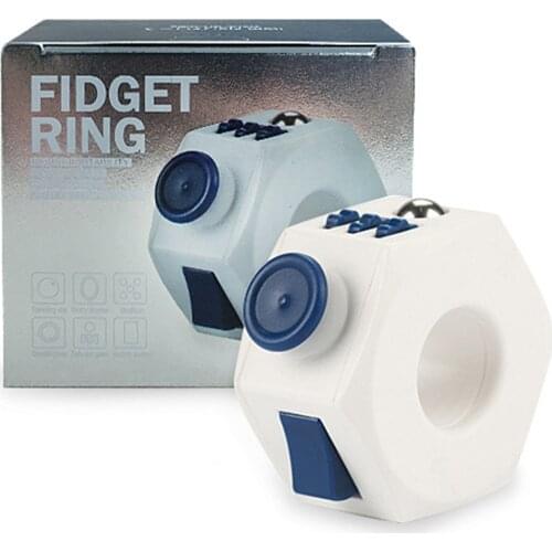 Pressure Reduction Fun Creative Gifts Fidget Ring Decompression Toys Funny Stress Reliever Finger Vent Sensory Toys