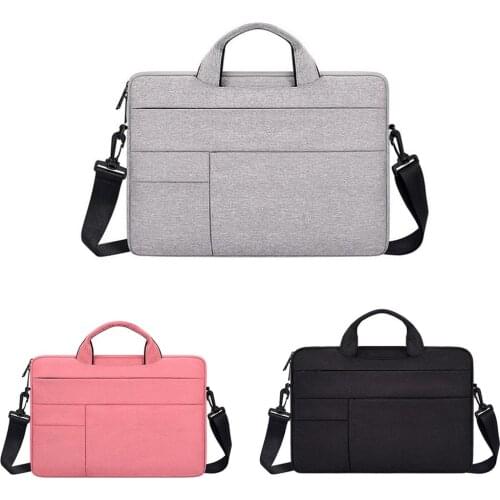 Laptop Bag 13.3/14.1/15.6 inch Waterproof Notebook Case Sleeve For Macbook Huawei Xiaomi Shoulder Handbag Women Men Briefcase