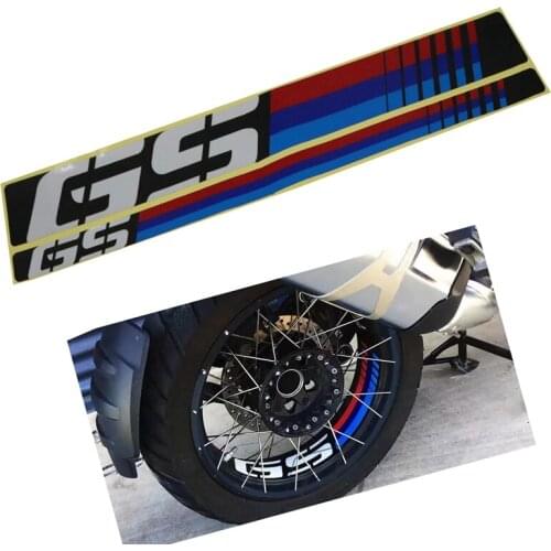 Motorcycle Front/Rear Wheel Reflective Decal Case for BMW R1200GS Adventure 2006-2018 R1250GS Adv 2019 Rim Decoration