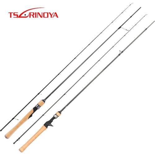 TSURINOYA Fishing Rod DRAGON 1.89/1.98/2.04/2.1m/L Power/2-10g/2-8lb Spinning Rod Casting Rod Carbon Lure Fishing Rod Pesca Olta