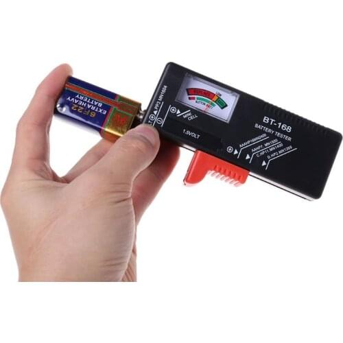 Universal Battery Tester AA AAA C D 9V Button Cell Checker Volt Tester Checker