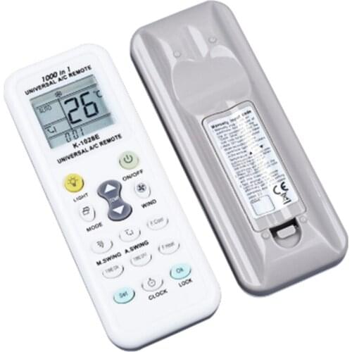 1000 in 1 Universal A/C Remote Control LCD Controller For Air Conditioner Low Power Consumption K-1028E Remote Controller
