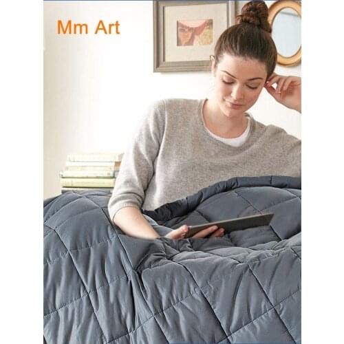 6.8kg/9kg Weighted Blanket Adult Full Queen Size Cotton cover heavy blanket reduce Anxiety quilt for bed sofa winter comforter