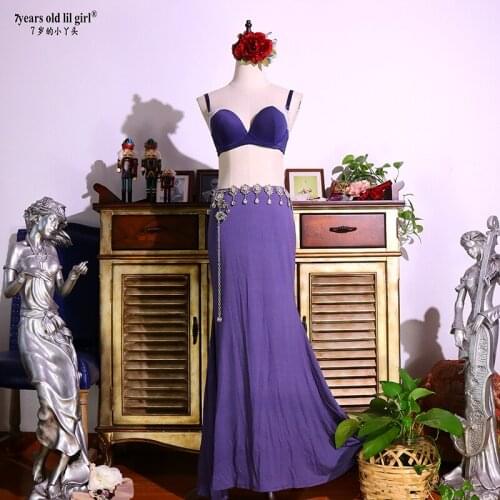 Tribal Belly Dance Oriental Skirt 2021 Autumn Winter 2021 New Modal Rayon Cotton Costumes EVV104