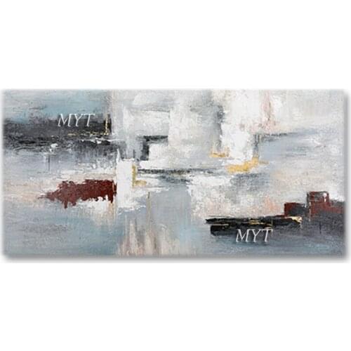 100% Hand-painted Abstract Texture Simple Design Canvas Oil Painting Wall Decor Artwork Picture Paintings Pieces Unframed