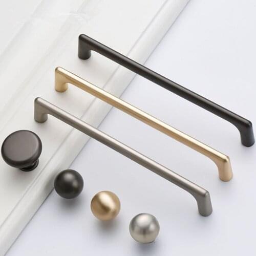 Door Knob Zinc Alloy Gold Furniture Handle Desk Drawer Pulls Drawer Knobs Kitchen Door Cupboard Handle Pulls Modern Furniture