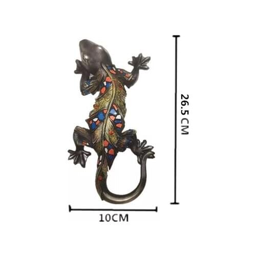 Acrafts House lizard classical resin handicraft ornaments mural decoration lucky evil tattoo creative Cafe Pendant decoration
