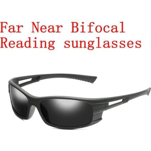 Mens Bifocal Sunglasses UV 400 Protection Outdoor Sport Gray 2021 New Reading 2020 New Fashion Lady Readers Design NX