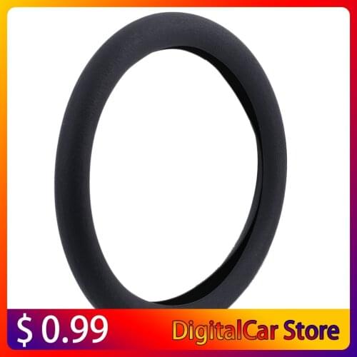 Newest Fashional Decoration New Soft Silicone Steering Wheel Cover Shell Skidproof Odorless Eco-Friendly Protector For Car hot