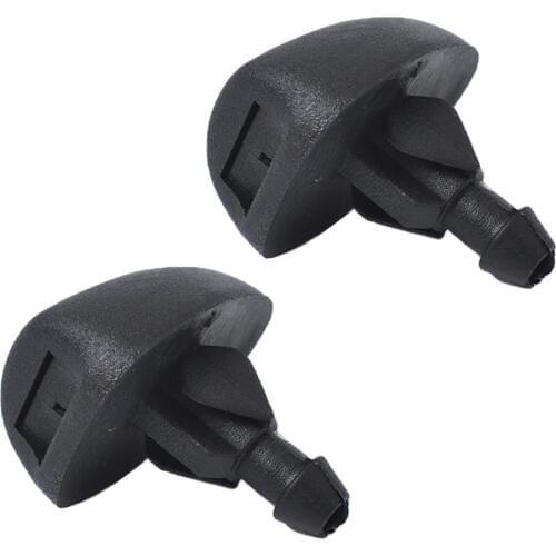 Pair Wiper Water Spray Jet Washer Nozzle for Peugeot