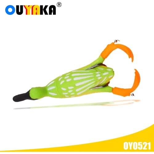 Floating Whopper Plopper Duck Fishing Equipment Lure Isca Artificial Weights 12g 9.5cm Soft Bait Articulos Kit Pesca Pike Leurre
