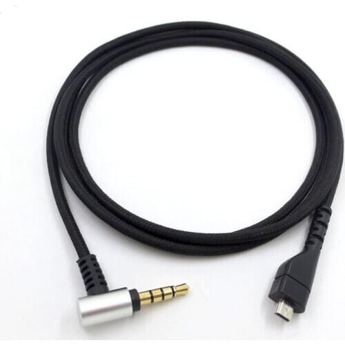 Professional 3.5mm Audio Cable for SteelSeries Arctis 3 5 7 Gaming Headset Replacement 90 Degree Connector Headset Cable Line