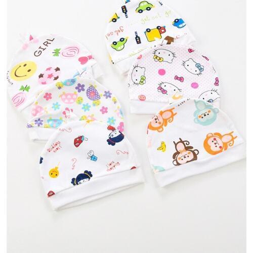 3pcs Brand Baby Hat Knit Cotton Cartoon Bear Print Baby Caps For Boys Girls Spring Autumn Winter Childrens Hats Child Beanie