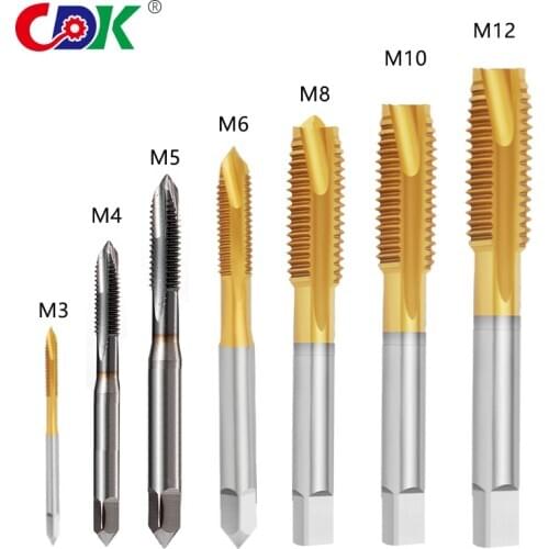 Spiral Point Tap Thread Taps M3 M4 M5 M6 M8 M10 M12 Industrial Metric HSSE Right Hand Taps