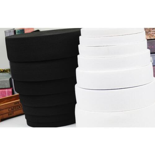 Thick Flat Elastic Band Sewing Clothing Accessories Nylon Webbing Garment DIY Sewing Accessories Width 1.6cm 2.5cm 3cm 5cm 7.5cm