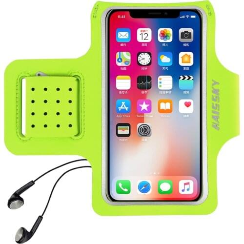 Ulta-thin Running Sport Armbands Case For iPhone 13 12 Pro Max 11 10 X XR XS GYM Sport Phone Pouch Bag For Samsung S21 S20 Ultra