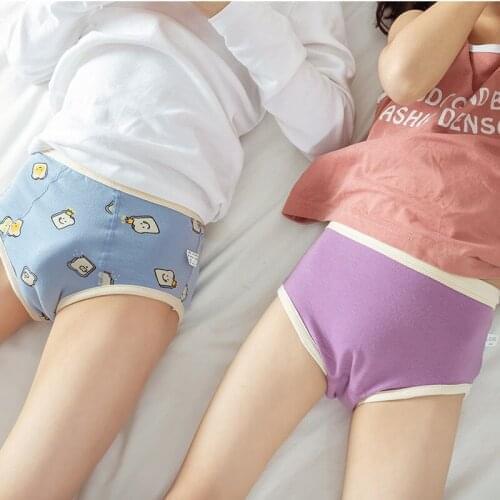 3 Pack Childrens Underwear Boys And Girls Cotton Breathable Boxers Childrens Shorts Girls Cartoon Briefs 2 Pack