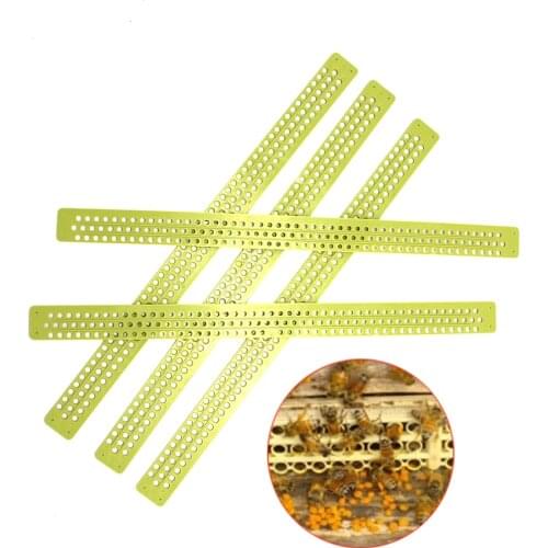 40pcs Plastic Bee Pollen Morphology Farina Collector Bar Beekeeping Apiculture Honey Collect Tools Bees Hive Equipment Supplies