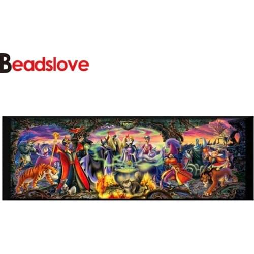 Cartoon fairy world 5d diy diamond painting room decoration pictures round drill large size diamond embroidery