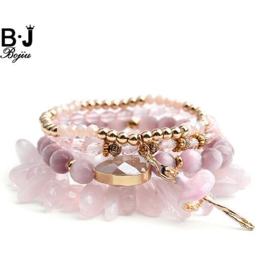 Розовые браслеты B·J BOJIU China At AliExpress