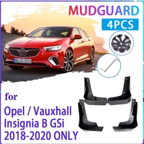 4 PCS Car Mud Flaps for Opel Vauxhall Insignia B GSi 2018 2019 2020 MK2 Mudguard Splash Guards Fender Mudflaps Auto Accessories