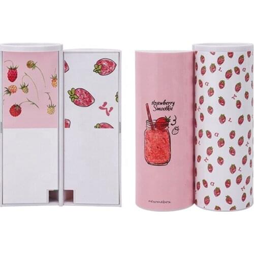 Craft Storage Cases Multifunction Cylindrical Stationery Pen Holder Double Sided 2 Layers Korean Pencil Box Newmebox Organizer