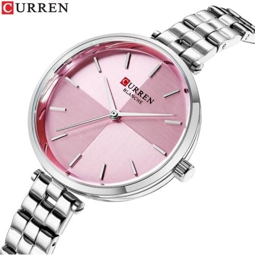 Curren Stainless Steel Women Watch Luxury Brand 2020 Simple Ladies Watches Silver Wrist Watches For Women Relogio Feminino 2020