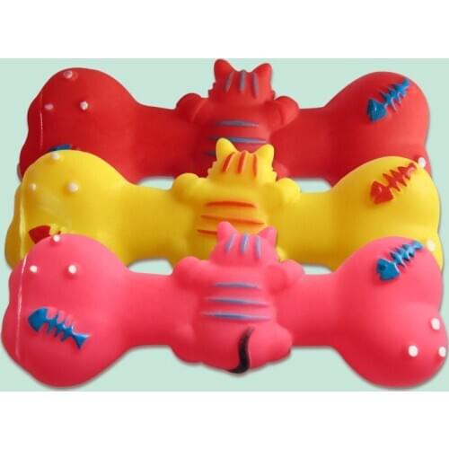 Pet toy rubber bone toy pet bite resistant toy，Q291