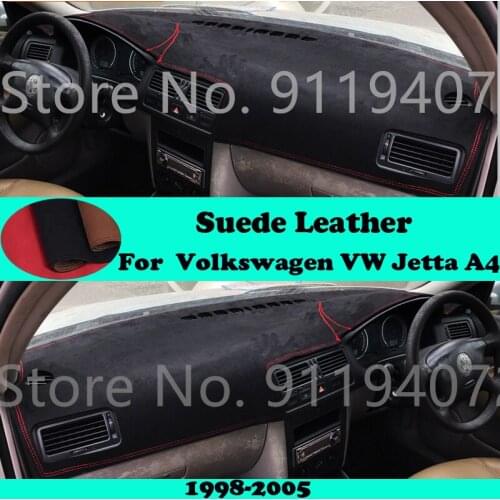 For Volkswagen VW Jetta A4 MK4 1998~2005 1J Suede Leather Dashmat Dashboard Cover Pad Dash Mat Carpet Car-Styling Accessories