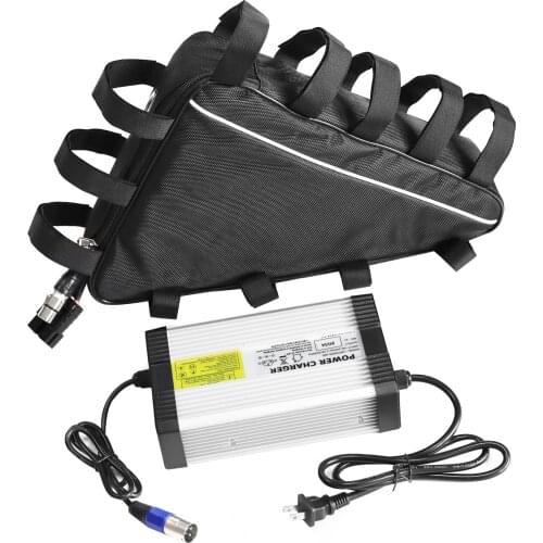Electric eBike Battery 72V 21Ah Triangle Bicycle Batteries fr 72Volt 3000w 2000w 1800W 1500W 1000W 750W 8Fun Front/Mid/Hub Motor