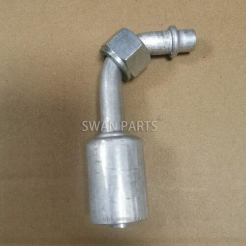 Beadlock Fitting 90 Degree Female Nut O-ring with Ferrule for AC Standard Barrier Hose FTT0017