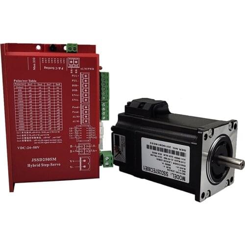 Red Nema23 closed-loop driver Set JSSD2505M + SSD257EC80E1 2.2NM New upgrade listed Woodworking Laser engraving machine