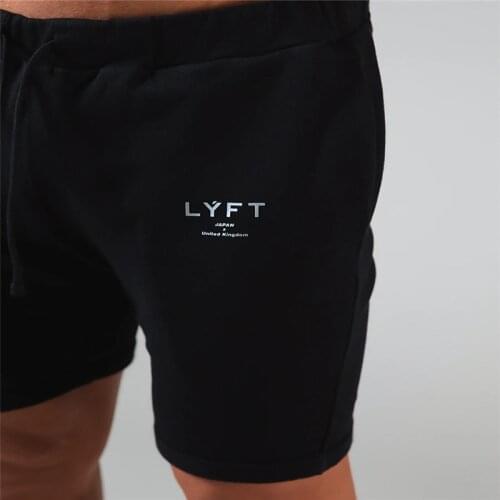 New Muscle Brothers Lyft Summer Sports Leisure Cotton Quarter Shorts Running Slim Fit Sports Shorts Mens Fashion