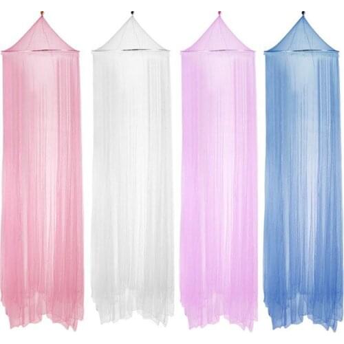 HOT 2019 Summer Mosquito Net Elegant Lace Canopy Curtain Baldachin Netting Quarto Doors For Double Moustiquaire Beds Kids Room