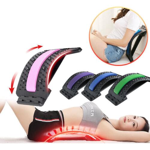 Hot sale Stretch Equipment Back Massager Stretcher Fitness Lumbar Support Relaxation Mate Spinal Pain Relieve Chiropractor