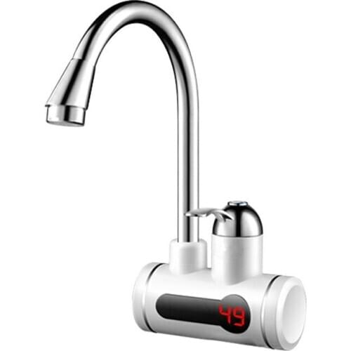 3000W instantaneous thermoelectric induction digital display water heater faucet 360 degree rotating handle