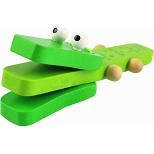 Cartoon Animal Castanets Wooden Musical Toys Castanets Percussion Instrument Kids Baby Music Educational Toys Teaching Tools