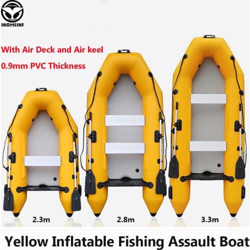 Free Shipping 2-4 Person Inflatable Fishing Boat Anti-collision Laminated Assault Kayak Outdoor Water Sports Drifting Dinghy