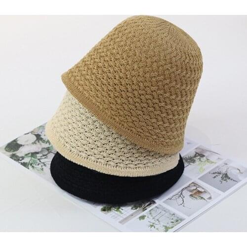 Soft Paper Straw Top Grade Mesh Breathable Daily Casual Outing Sunshade Daily Fashion Match Elegance Woman Panama Bucket Hat