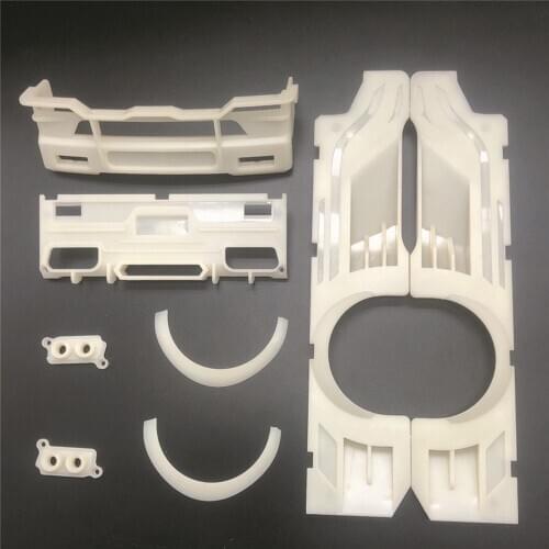 Durable RC Truck Wide Body Large Surrounding Cover DIY Upgrade Part for WPL D12 RC Truck Modification Kits