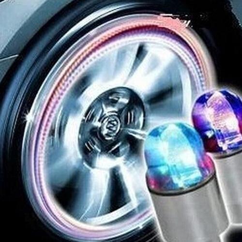Multicolor Wheel Car Lights Tire Valve Tyres Intelligent Cool Zinc Alloy Lamp