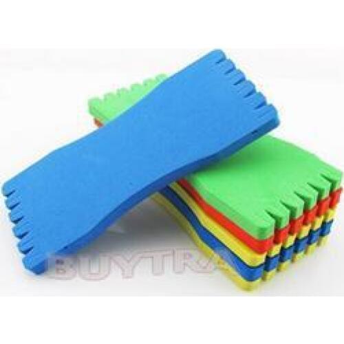 10Pcs 12*5CM EVA Fishing Tackle Foam Fishing Line Wind Plate Fishing Line Board Hanging Fishing Wire Board