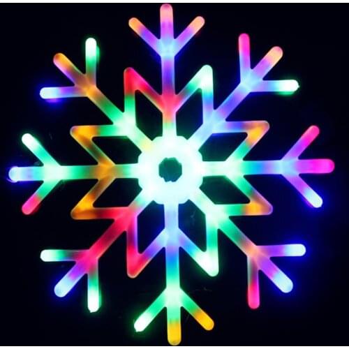 40led Snowflakes LED fairy String Light snow flake rope light motif Christmas Xmas tree Lights Bracket decoration 220V-BLUE