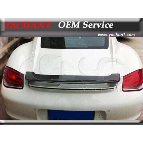 Carbon Fiber TA2 Style Trunk Spoiler Rear Spoiler Fit For 2006-2012 Cayman Boxter 987