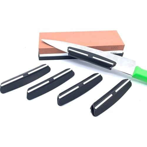 Knife sharpener 15 degrees Angle guide Sharpening stone Fixed angle Accessories profession tools kitchen Knife holder whetstone