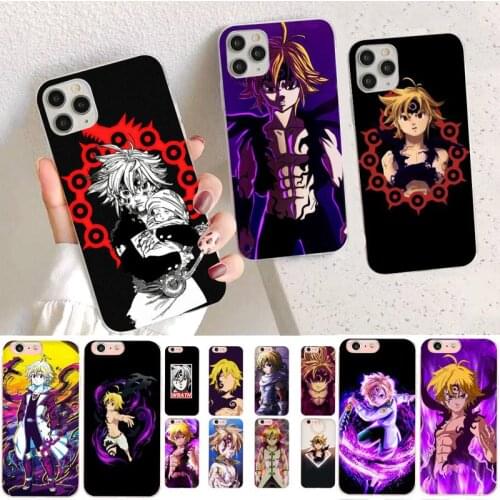 YNDFCNB Seven Deadly Sins Meliodas Phone Case for iPhone 11 12 pro XS MAX 8 7 6 6S Plus X 5S SE 2020 XR case