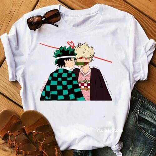 My Hero Academia Himiko Toga Funny Anime TShirts Women Boku No Hero Academia Graphic Female T-Shirt 90s Summer Fashion Tshirt