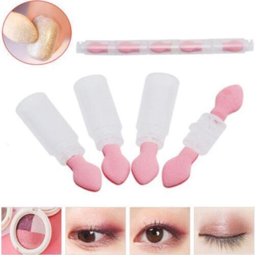 1PC Eyeshadow Applicator Pro Sponge Double Ended Eye Shadow Make Up Supplies Portable Eye Shadow Brushes Powder Brush