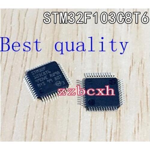 2PCS/LOT New original In Stock STM32F103C8T6 LQFP-48